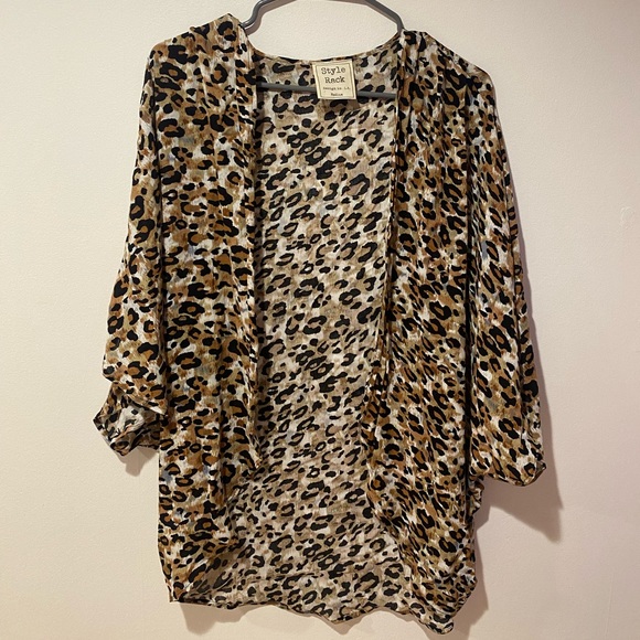 Leopard Print “Cardigan” or “Cover up” - Picture 1 of 3